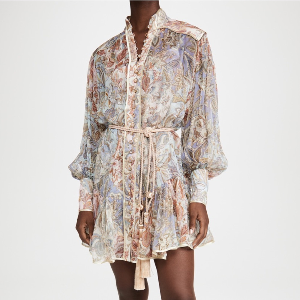 NWT zimmermann lucky bound mini dress